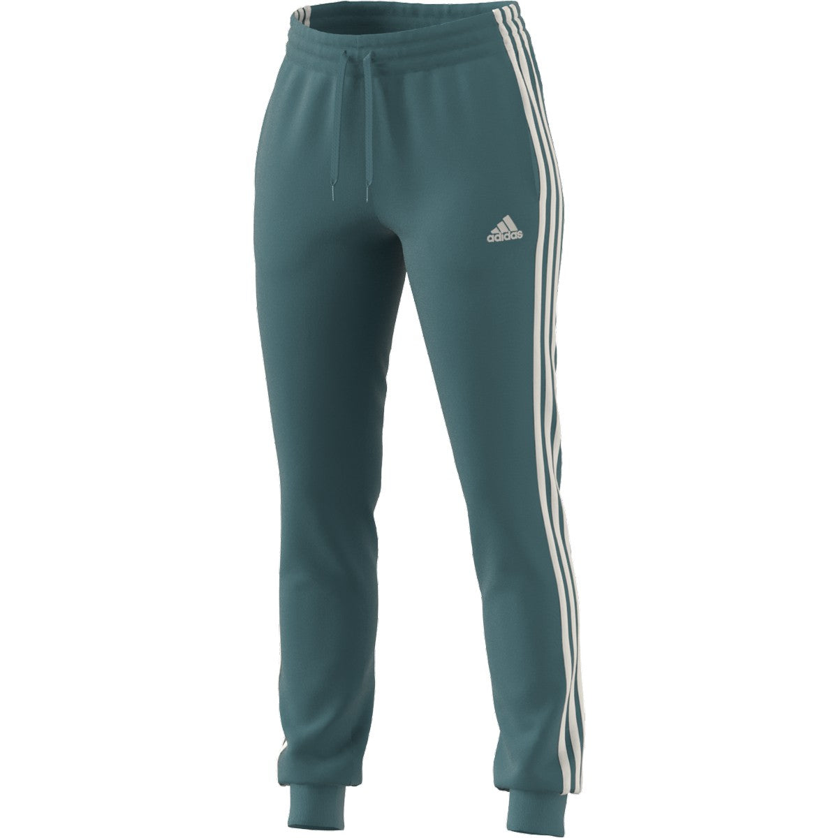 adidas Women's Essentials 3-Stripes Cuffed Pants Womens Apparel Pants & Sweatpants