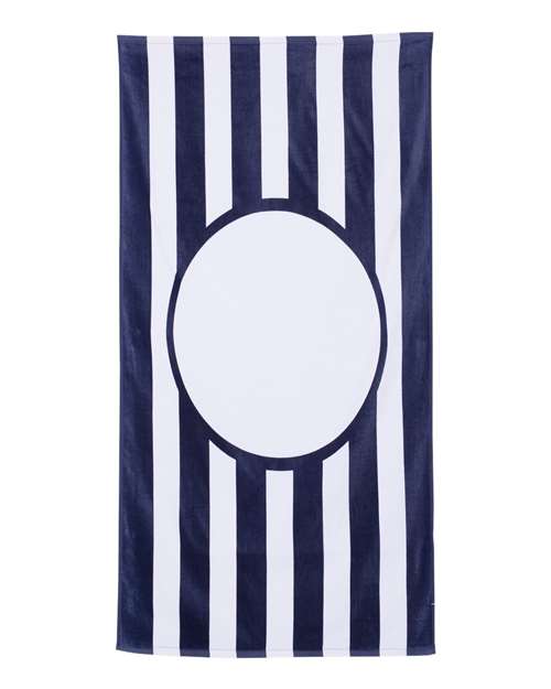 Carmel Towel Company Striped Beach Towel Unisex Accessories Robes & Towels