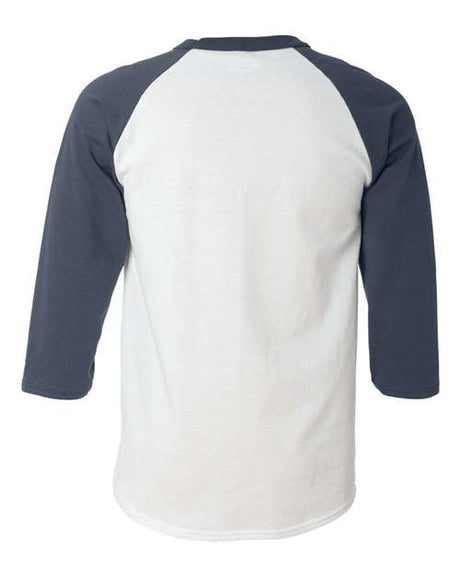 Champion Men's Three-Quarter Raglan Sleeve Baseball T-Shirt Mens Apparel Shirts & Tops