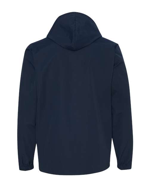 Independent Trading Co. Men's Water-Resistant Hooded Windbreaker Mens Apparel Jackets & Vests