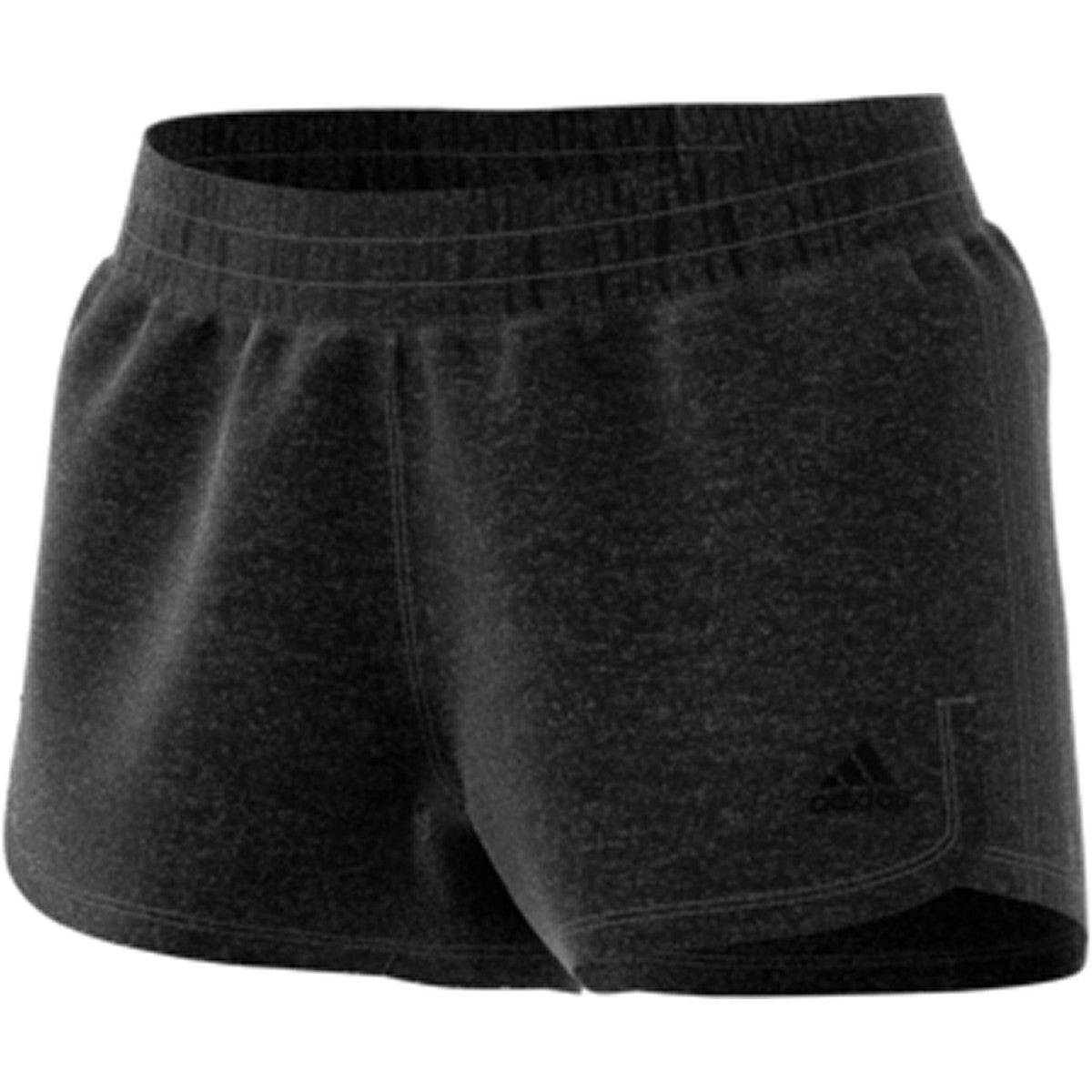 adidas Women's Pacer 3-Stripes Woven Heather Shorts Womens Apparel Shorts