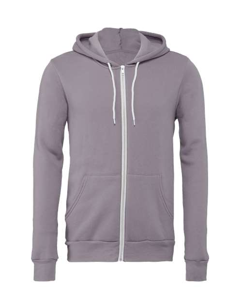 BELLA + CANVAS Unisex Sponge Fleece Full-Zip Hoodie. BC3739 Mens Apparel Sweatshirts & Fleece