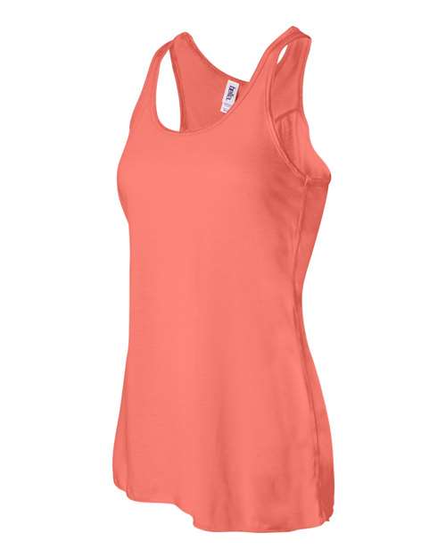BELLA + CANVAS Women's Flowy Racerback Tank Womens Apparel Shirts & Tops