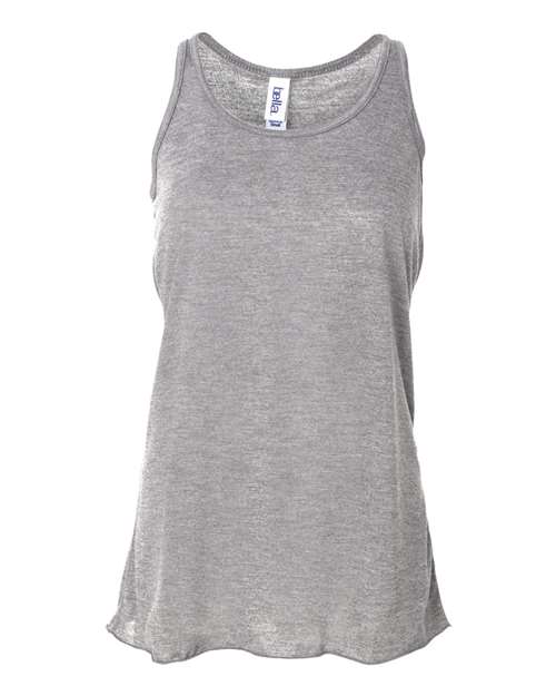 BELLA + CANVAS Women's Flowy Racerback Tank Womens Apparel Shirts & Tops