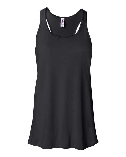 BELLA + CANVAS Women's Flowy Racerback Tank Womens Apparel Shirts & Tops