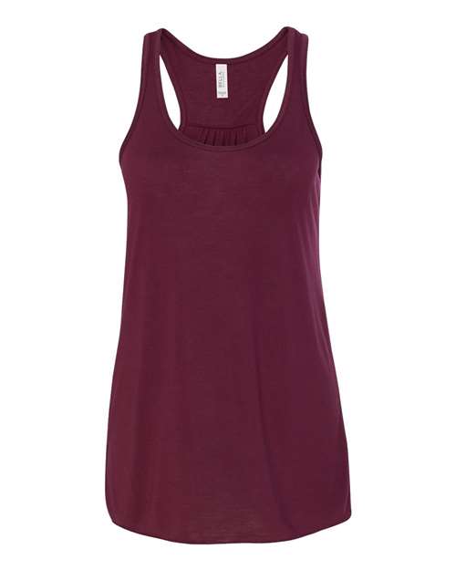 BELLA + CANVAS Women's Flowy Racerback Tank Womens Apparel Shirts & Tops