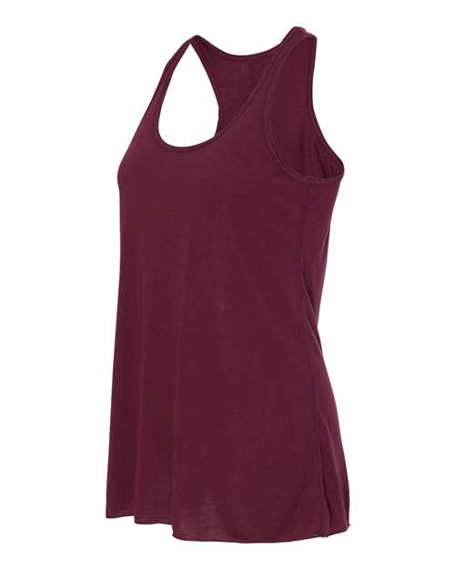 BELLA + CANVAS Women's Flowy Racerback Tank Womens Apparel Shirts & Tops