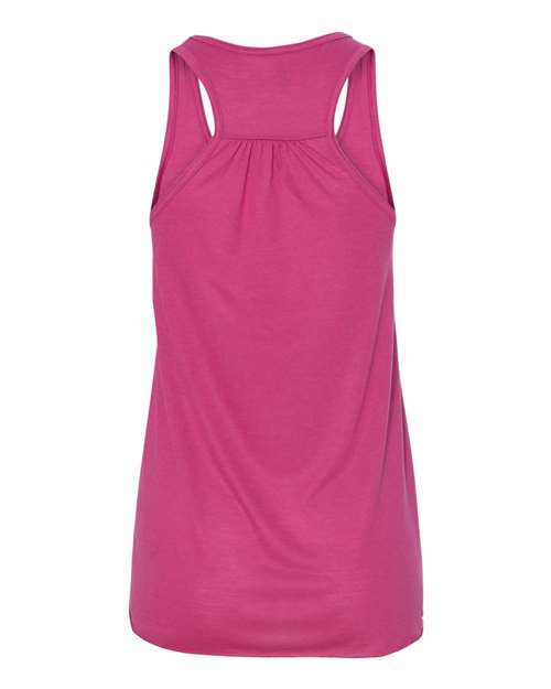 BELLA + CANVAS Women's Flowy Racerback Tank Womens Apparel Shirts & Tops