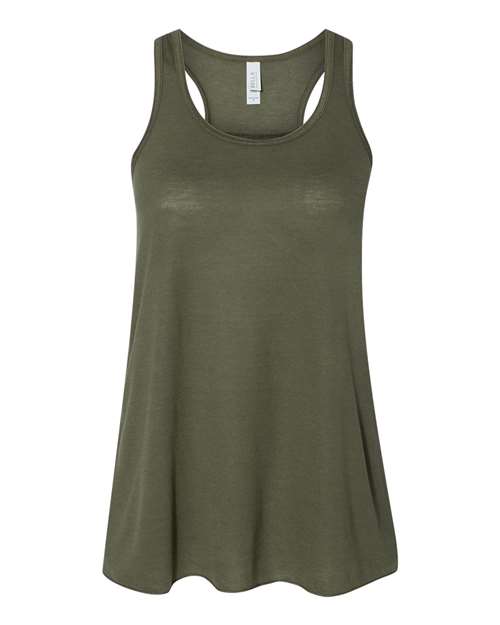 BELLA + CANVAS Women's Flowy Racerback Tank Womens Apparel Shirts & Tops