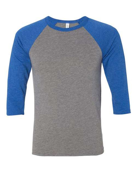 BELLA + CANVAS Three-Quarter Sleeve Baseball Tee Mens Apparel Shirts & Tops