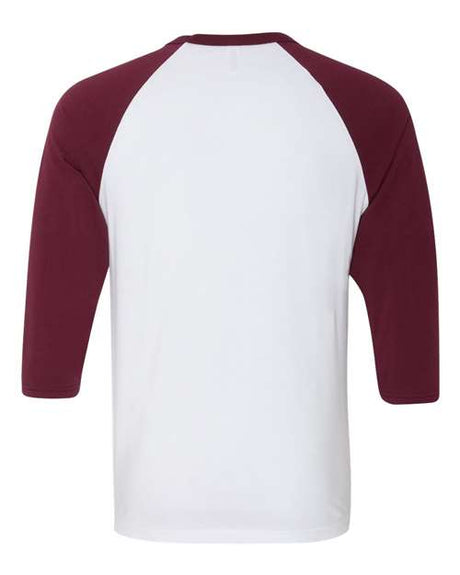 BELLA+CANVAS Men's 3/4-Sleeve Baseball Tee. BC3200 Mens Apparel Shirts & Tops