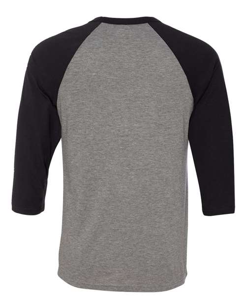 BELLA + CANVAS Three-Quarter Sleeve Baseball Tee Mens Apparel Shirts & Tops