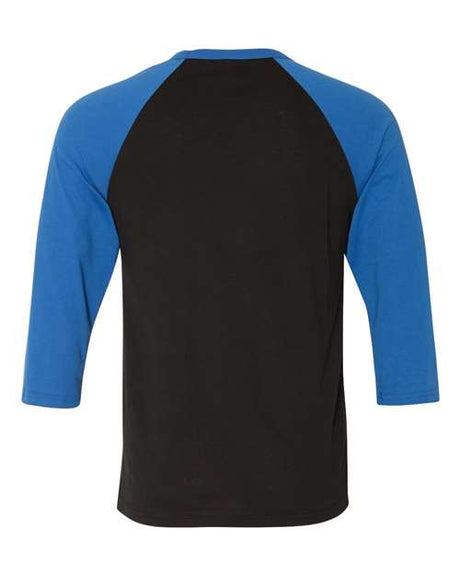 BELLA + CANVAS Three-Quarter Sleeve Baseball Tee Mens Apparel Shirts & Tops