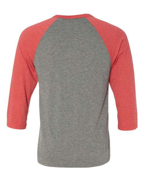 BELLA + CANVAS Three-Quarter Sleeve Baseball Tee Mens Apparel Shirts & Tops