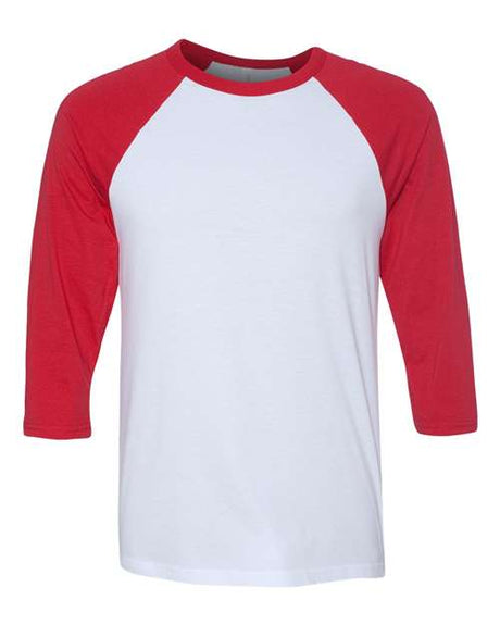 BELLA+CANVAS Men's 3/4-Sleeve Baseball Tee. BC3200 Mens Apparel Shirts & Tops