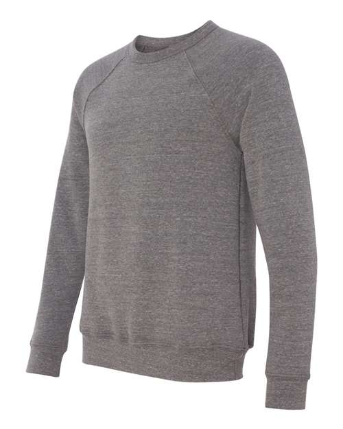 BELLA + CANVAS Unisex Sponge Fleece Raglan Sweatshirt BC3901 1/2 Mens Apparel Sweatshirts & Fleece