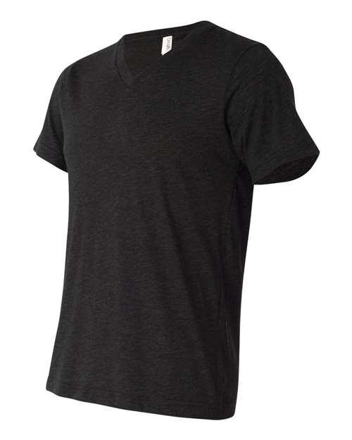 BELLA + CANVAS Men's Triblend Short Sleeve V-Neck Tee. BC3415 Mens Apparel Shirts & Tops