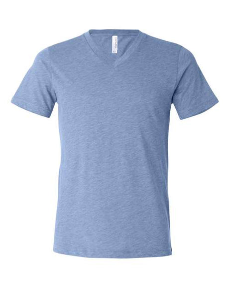 BELLA + CANVAS Men's Triblend Short Sleeve V-Neck Tee. BC3415 Mens Apparel Shirts & Tops