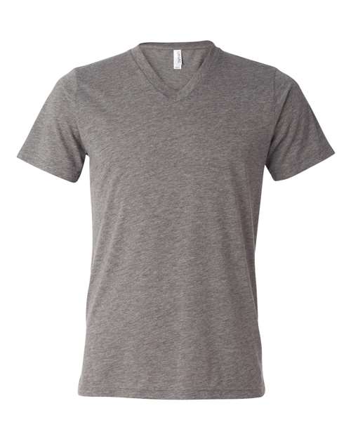 BELLA + CANVAS Men's Triblend Short Sleeve V-Neck Tee. BC3415 Mens Apparel Shirts & Tops