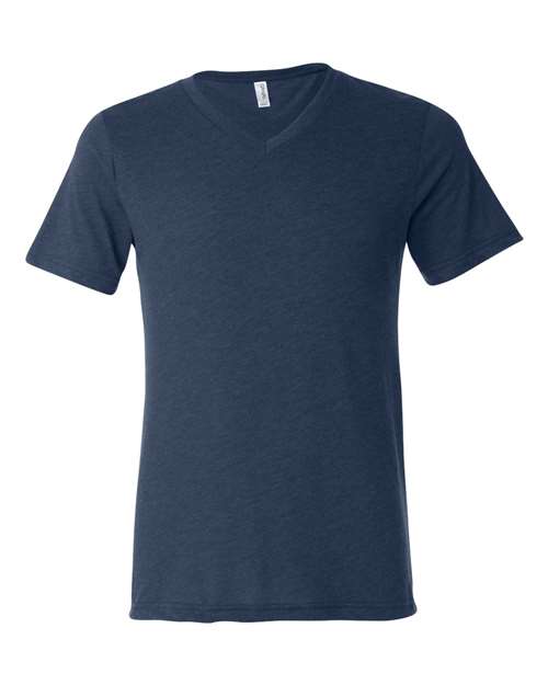 BELLA + CANVAS Men's Triblend Short Sleeve V-Neck Tee. BC3415 Mens Apparel Shirts & Tops