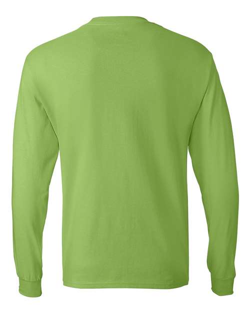 Hanes Men's Authentic 100% Cotton Long Sleeve T-Shirt 5586 Mens Apparel Shirts & Tops