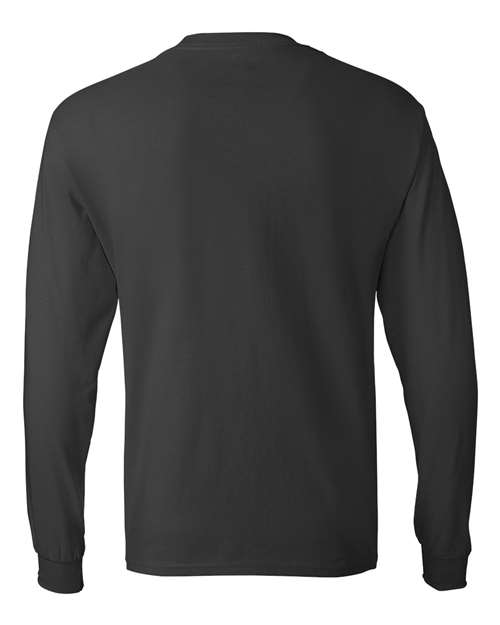 Hanes Men's Authentic 100% Cotton Long Sleeve T-Shirt 5586 Mens Apparel Shirts & Tops