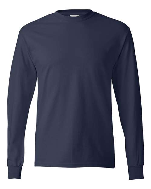 Hanes Men's Authentic 100% Cotton Long Sleeve T-Shirt 5586 Mens Apparel Shirts & Tops