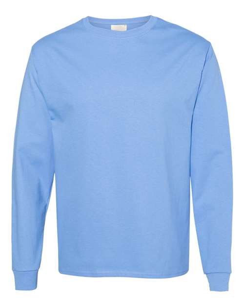 Hanes Men's Authentic 100% Cotton Long Sleeve T-Shirt 5586-1