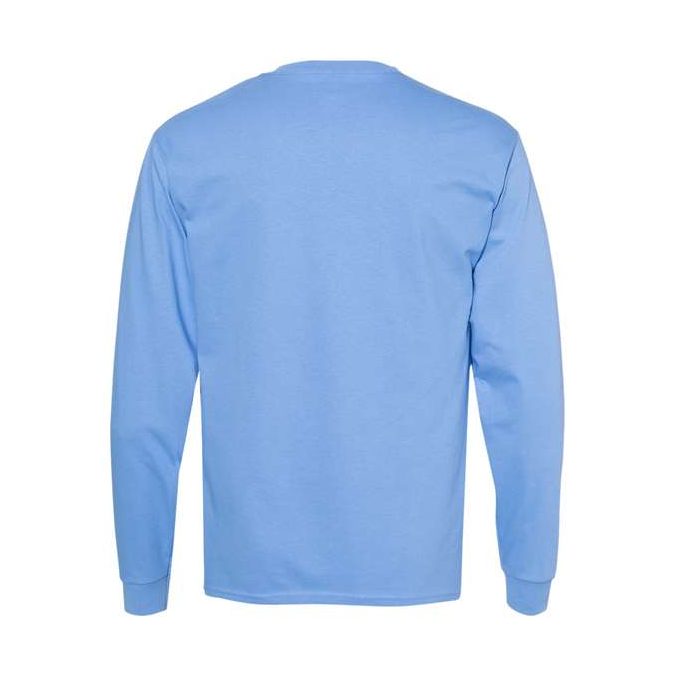 Hanes Men's Authentic 100% Cotton Long Sleeve T-Shirt 5586-2