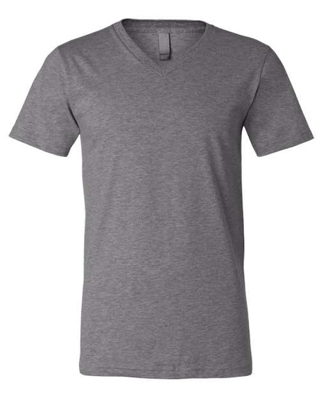 BELLA + CANVAS Men's Heather CVC V-Neck Tee 1 of 2 Mens Apparel Shirts & Tops