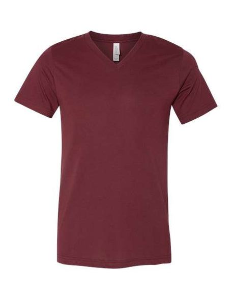 BELLA + CANVAS Men's Heather CVC V-Neck Tee 1 of 2 Mens Apparel Shirts & Tops
