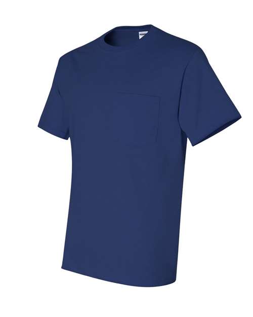 JERZEES Men's Dri-Power 50/50 Cotton/Poly Pocket T-Shirt 29MP Mens Apparel Shirts & Tops