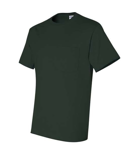 JERZEES Men's Dri-Power 50/50 Cotton/Poly Pocket T-Shirt 29MP Mens Apparel Shirts & Tops