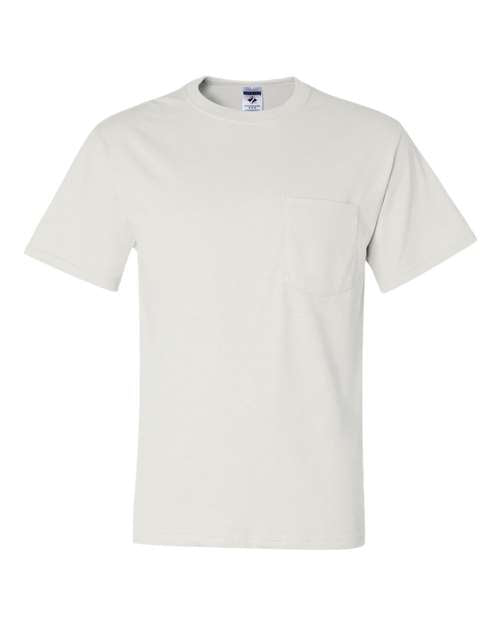 JERZEES Men's Dri-Power 50/50 Cotton/Poly Pocket T-Shirt 29MP Mens Apparel Shirts & Tops