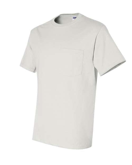 JERZEES Men's Dri-Power 50/50 Cotton/Poly Pocket T-Shirt 29MP Mens Apparel Shirts & Tops
