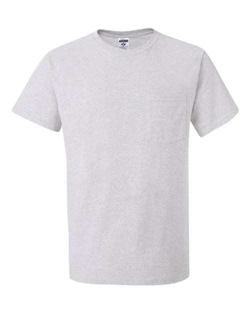 JERZEES Men's Dri-Power 50/50 Cotton/Poly Pocket T-Shirt 29MP Mens Apparel Shirts & Tops