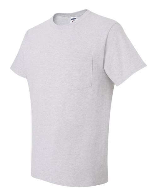 JERZEES Men's Dri-Power 50/50 Cotton/Poly Pocket T-Shirt 29MP Mens Apparel Shirts & Tops