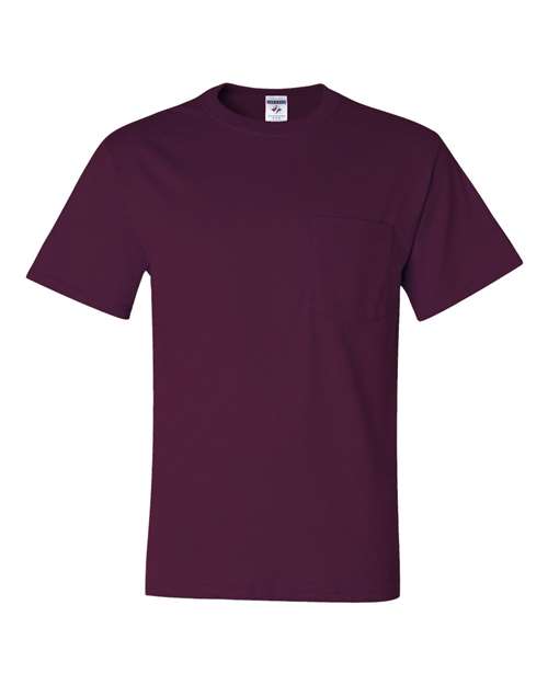 JERZEES Men's Dri-Power 50/50 Cotton/Poly Pocket T-Shirt 29MP Mens Apparel Shirts & Tops