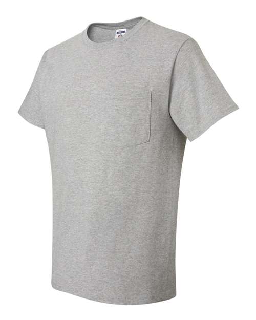 JERZEES Men's Dri-Power 50/50 Cotton/Poly Pocket T-Shirt 29MP Mens Apparel Shirts & Tops