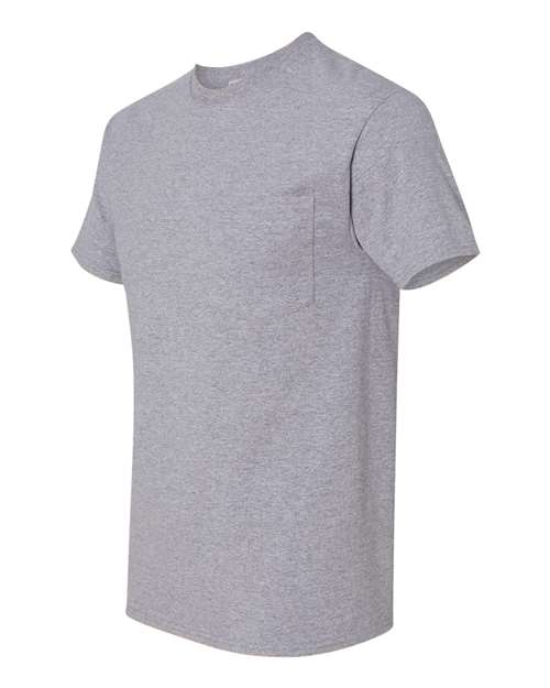 JERZEES Men's Dri-Power 50/50 Cotton/Poly Pocket T-Shirt 29MP Mens Apparel Shirts & Tops