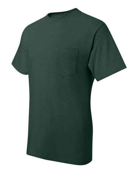 Hanes Men's Beefy-T 100% Cotton T-Shirt with Pocket 5190 Mens Apparel Shirts & Tops