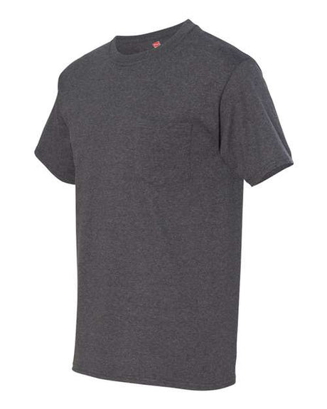Hanes Men's Beefy-T 100% Cotton T-Shirt with Pocket 5190 Mens Apparel Shirts & Tops