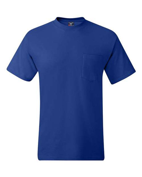 Hanes Men's Beefy-T 100% Cotton T-Shirt with Pocket 5190 Mens Apparel Shirts & Tops
