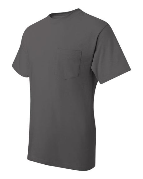 Hanes Men's Beefy-T 100% Cotton T-Shirt with Pocket 5190 Mens Apparel Shirts & Tops