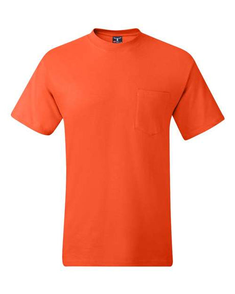 Hanes Men's Beefy-T 100% Cotton T-Shirt with Pocket 5190 Mens Apparel Shirts & Tops