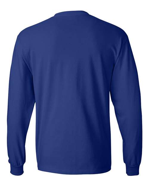Hanes Men's Beefy-T 100% Cotton Long Sleeve T-Shirt 5186 Mens Apparel Shirts & Tops