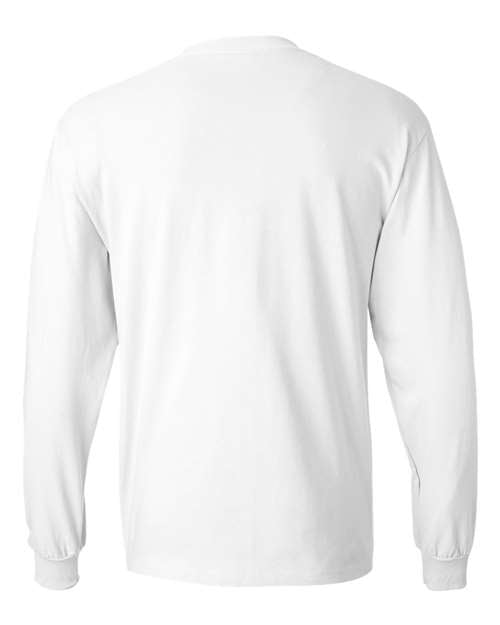 Hanes Men's Beefy-T 100% Cotton Long Sleeve T-Shirt 5186 Mens Apparel Shirts & Tops