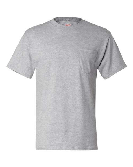 Hanes Men's Beefy-T 100% Cotton T-Shirt with Pocket 5190 Mens Apparel Shirts & Tops