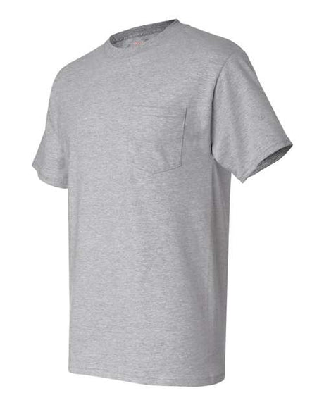 Hanes Men's Beefy-T 100% Cotton T-Shirt with Pocket 5190 Mens Apparel Shirts & Tops