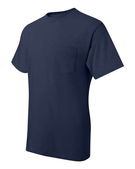 Hanes Men's Beefy-T 100% Cotton T-Shirt with Pocket 5190 Mens Apparel Shirts & Tops